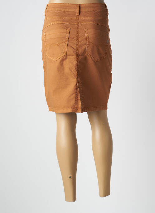 Jupe mi-longue marron CREAM pour femme