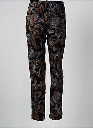 Pantalon droit taille haute taille haute noir CREAM femme