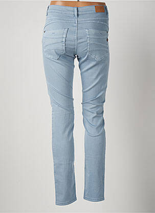 Pantalon slim stretch taille normale bleu CREAM femme