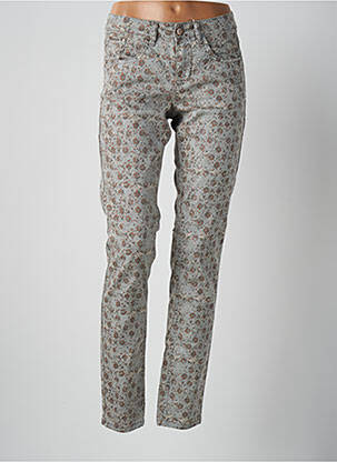 Pantalon slim stretch taille normale gris CREAM femme