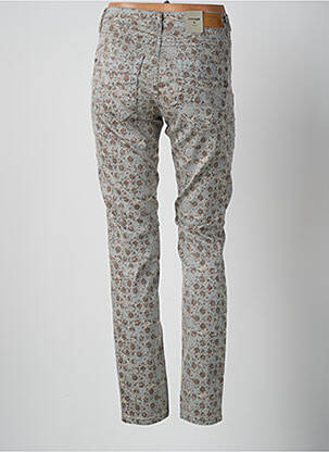 Pantalon slim stretch taille normale gris CREAM femme