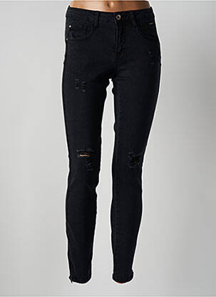 Jeans skinny taille normale taille normale noir CREAM femme