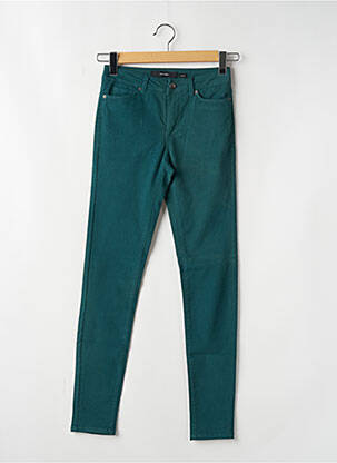 Pantalon slim stretch taille normale vert VERO MODA femme