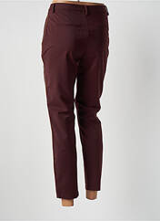 Pantalon 7/8 rouge ICHI pour femme seconde vue