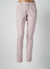 Pantalon chino rose CREAM pour femme seconde vue