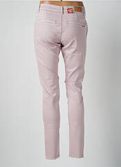 Pantalon chino rose CREAM pour femme seconde vue