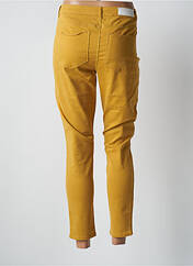 Pantalon slim jaune VERO MODA pour femme seconde vue