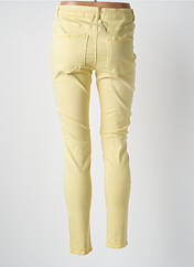 Pantalon slim jaune VERO MODA pour femme seconde vue