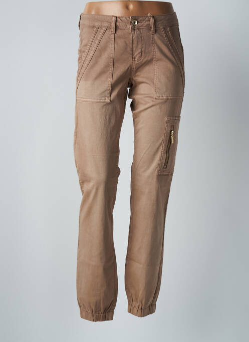 Pantalon droit beige CREAM pour femme