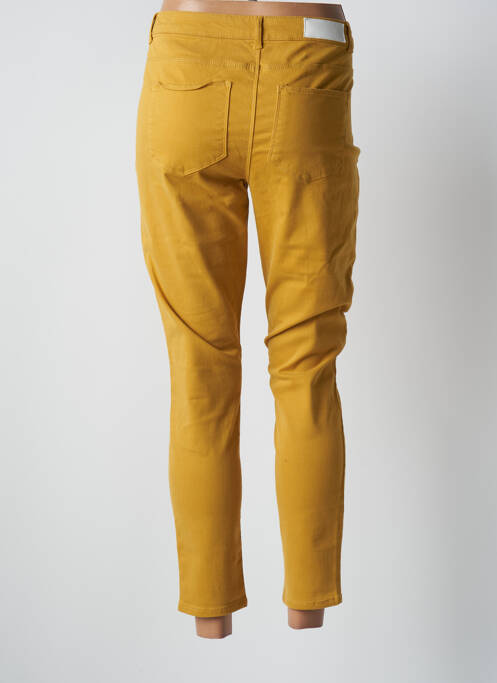 Pantalon slim jaune VERO MODA femme