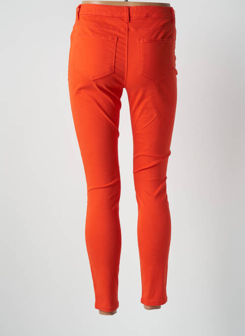 Pantalon slim orange VERO MODA pour femme
