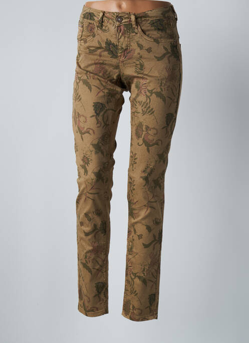 Pantalon slim vert CREAM pour femme