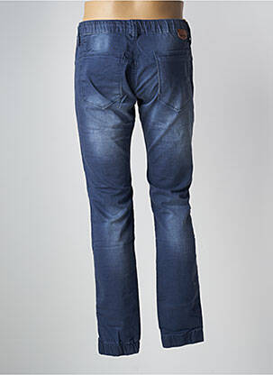Jegging tissage popeline taille normale bleu WANGUE homme