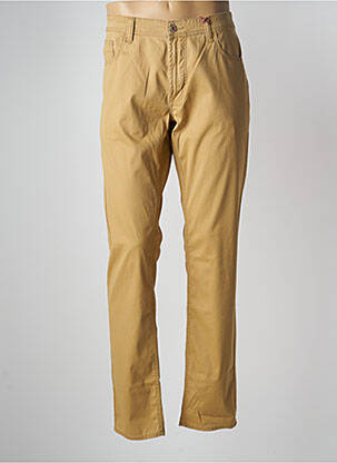 Pantalon droit stretch taille normale beige HATTRIC homme