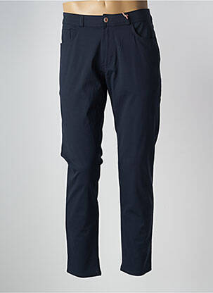 Pantalon droit stretch taille normale bleu HATTRIC homme