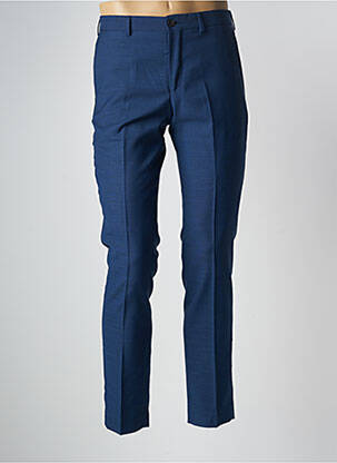 Pantalon slim tissage popeline taille normale bleu JACK & JONES homme