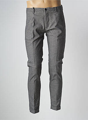 Pantalon slim tissage popeline taille normale gris GAUDI homme