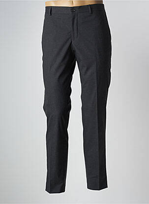 Pantalon slim tissage chiné taille normale noir JACK & JONES homme