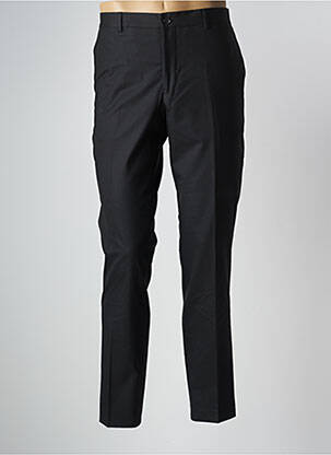 Pantalon slim tissage popeline taille normale noir JACK & JONES homme