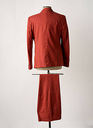 Costume de ville fermeture zippée sous rabat boutonné orange GILGAVIN homme