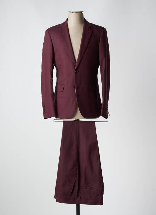 Costume de cérémonie rouge GILGAVIN pour homme