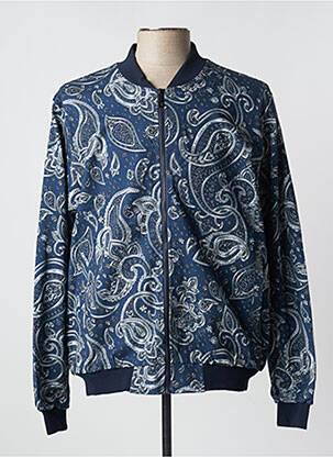 Blouson bleu XOOS pour homme