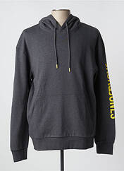 Sweat-shirt à capuche gris JACK & JONES pour homme seconde vue