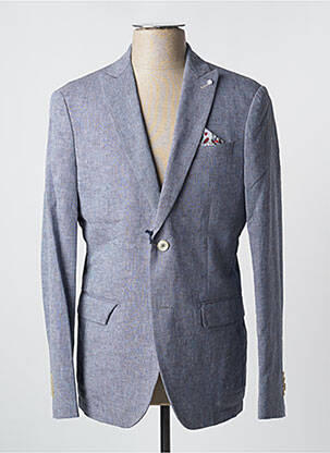 Blazer tissage chiné bleu GAUDI homme