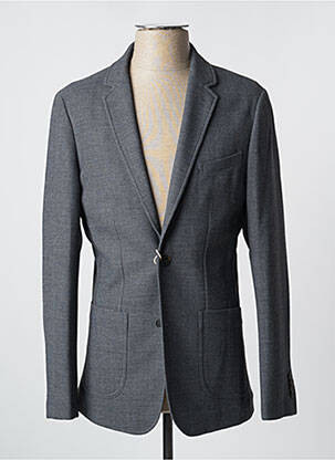 Blazer tissage chiné gris JACK & JONES homme