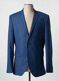 Blazer tissage chiné bleu JACK & JONES homme