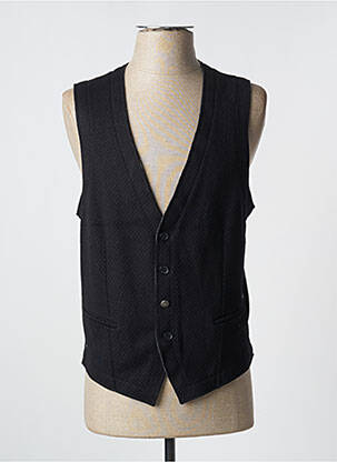 Gilet sans manche poches noir GAUDI homme