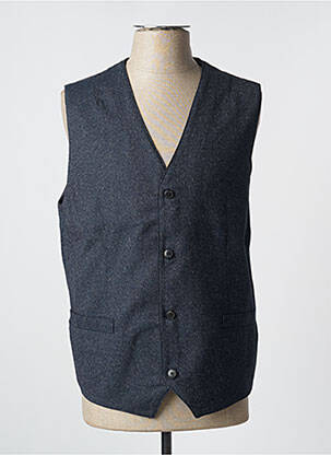 Gilet sans manche tissage chiné gris JACK & JONES homme