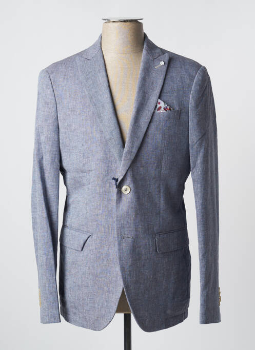 Blazer tissage chiné bleu GAUDI homme