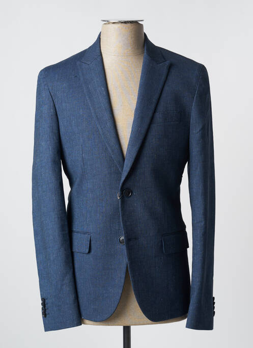 Blazer tissage chiné bleu GAUDI homme