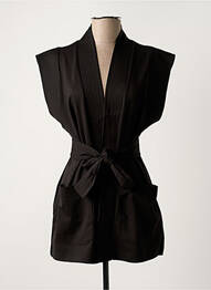 Veste casual poches noir ICHI femme