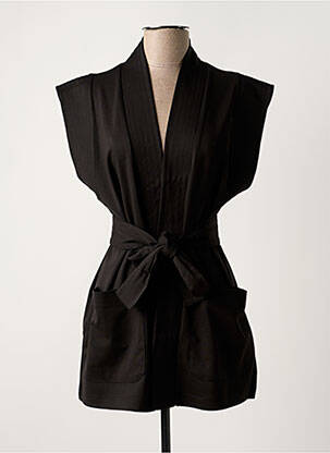 Veste casual poches noir ICHI femme