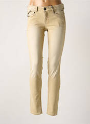 Jeans coupe slim beige FREEMAN T.PORTER pour femme seconde vue