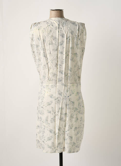 Robe mi-longue blanc EVA KAYAN pour femme