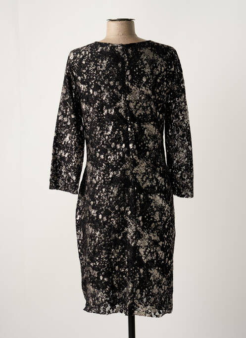 Robe mi-longue noir EVA KAYAN pour femme