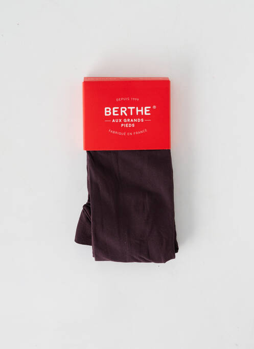 Collants marron BERTHE AUX GRANDS PIEDS pour femme