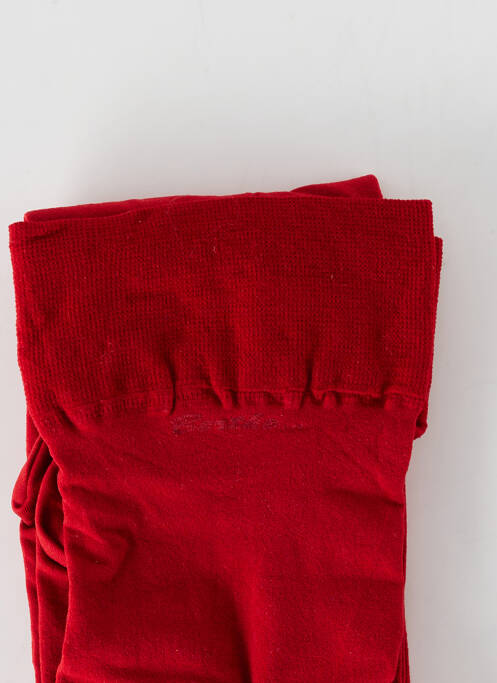 Collants rouge clair BERTHE AUX GRANDS PIEDS femme