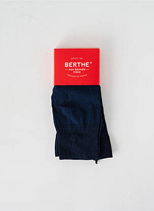 Collants stretch bleu BERTHE AUX GRANDS PIEDS femme