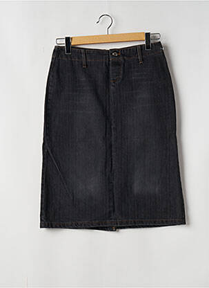 Jupe mi-longue coupe droite noir CIMARRON femme