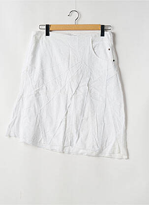 Jupe mi-longue doublure textile blanc 2 TWO femme