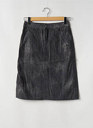 Jupe mi-longue taille normale gris SCHOOL RAG femme