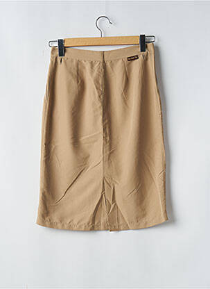 Jupe mi-longue taille normale beige BE YOU K femme