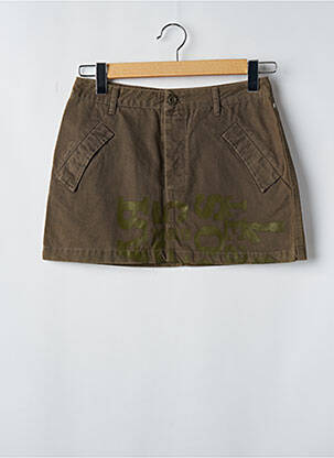 Jupe courte poches vert SCHOOL RAG femme