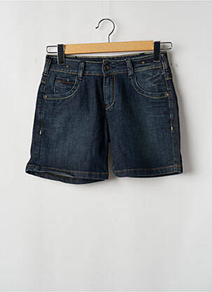 Short tissage denim taille normale bleu TEDDY SMITH femme
