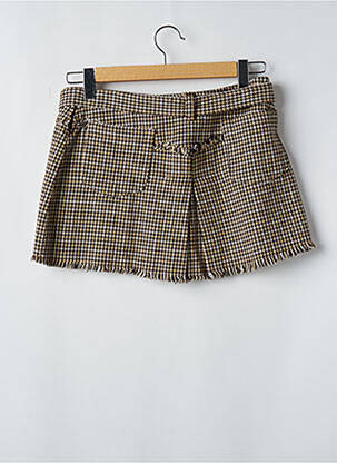 Mini-jupe taille basse beige GURU femme