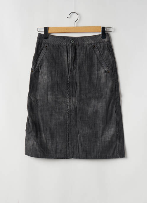 Jupe mi-longue taille normale gris SCHOOL RAG femme
